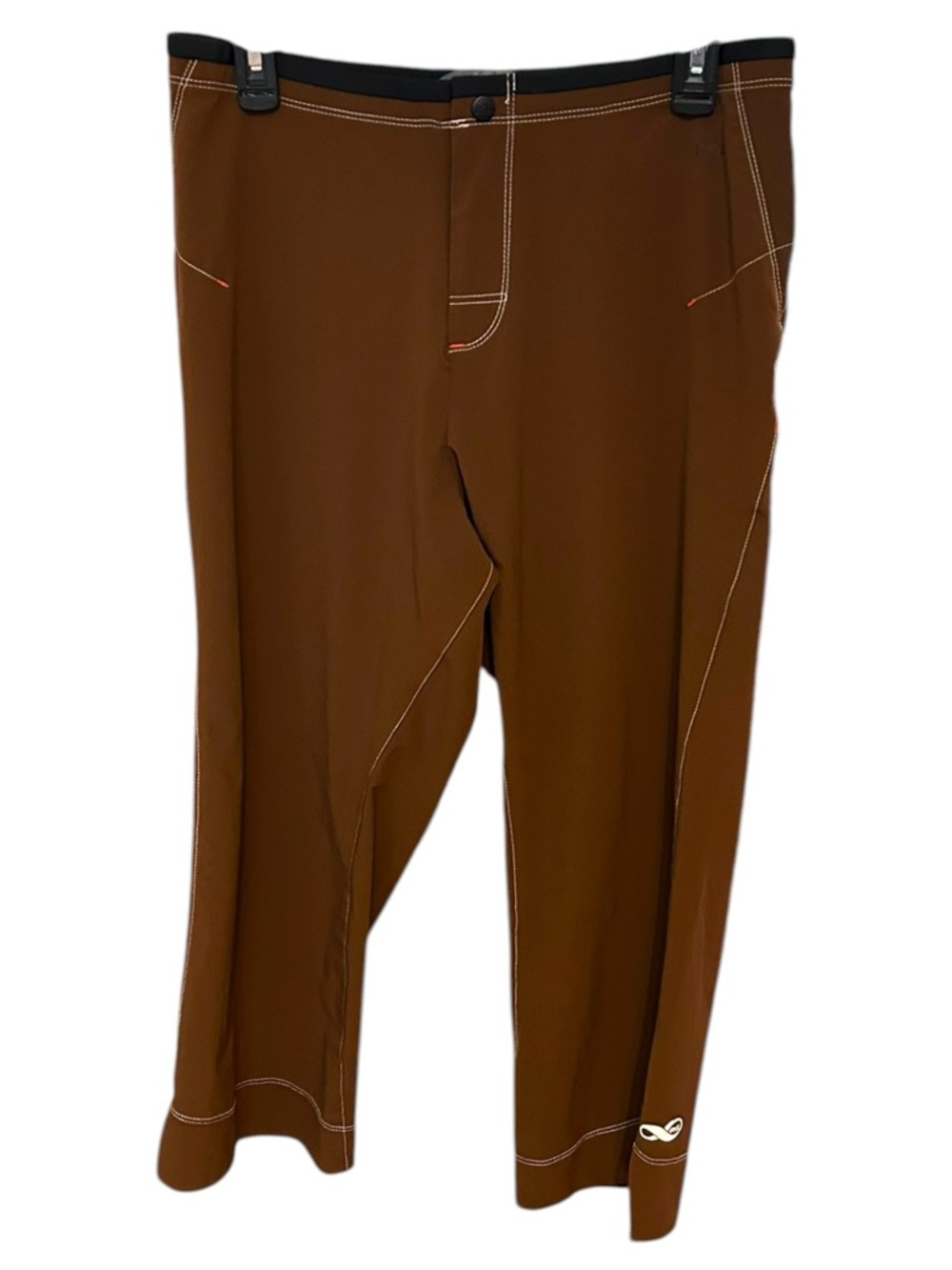REI Women’s Lightweight Hiking Pants Medium Brown Zip Pockets Crop Camping